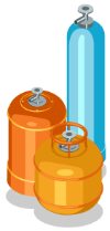 bouteilles gaz