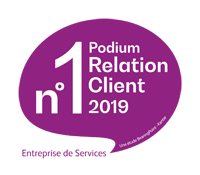Podium de la relation client 2018 et 2019